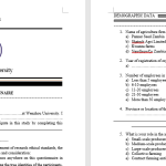 Questionnaire 5